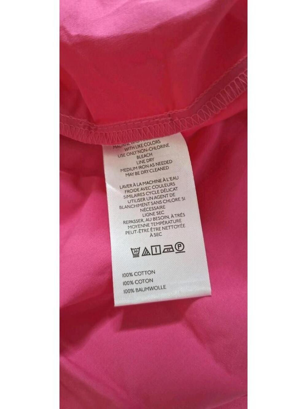 Anthropologie The Somerset Poplin Tiered Maxi Skirt Pink Smocked Pocket XXS NWT - Picture 12 of 13